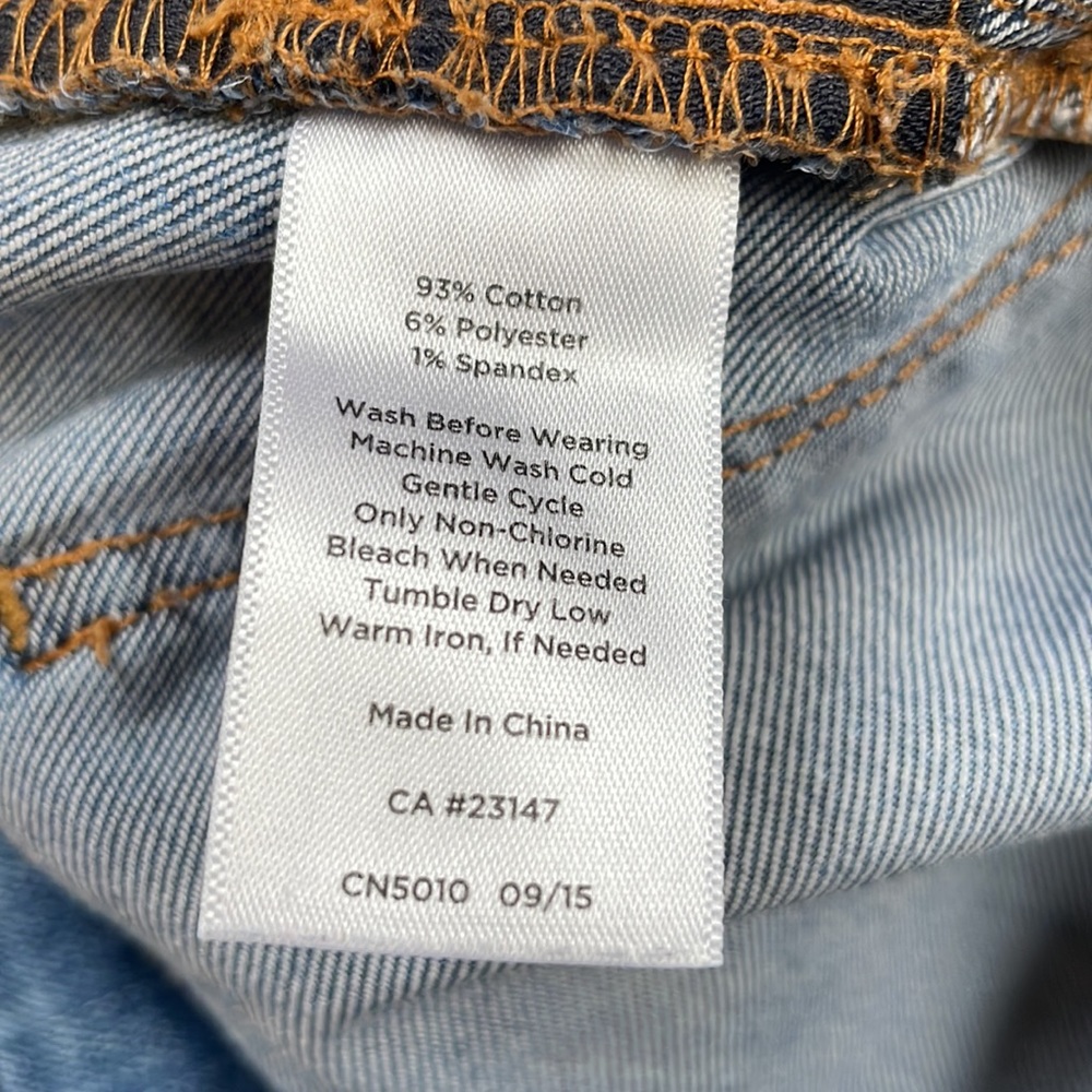 Talbots mid rise, straight leg jeans - size 2 long - Picture 5 of 5